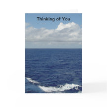 Denken Sie an Ozeanwolken