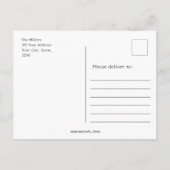 Denken Sie an Paris im regnerischen Fall Stadt Sze Postkarte (Rückseite)