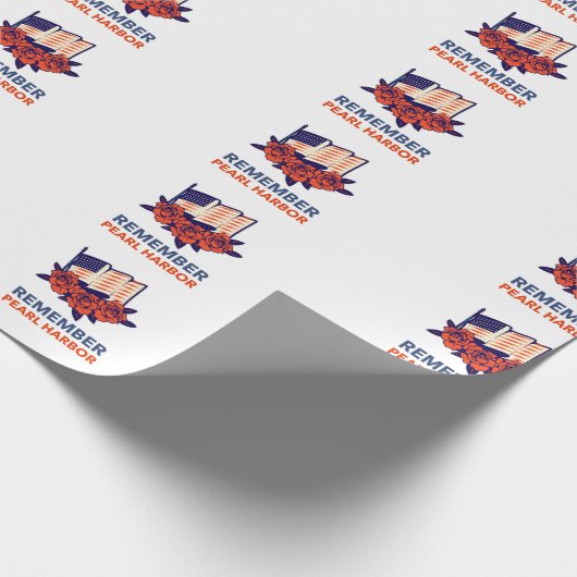 Denken Sie an Pearl Harbour Geschenkpapier (Ecke)