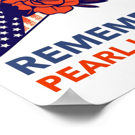 Denken Sie an Pearl Harbour Poster (Ecke)