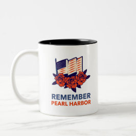 Denken Sie an Pearl Harbour Zweifarbige Tasse