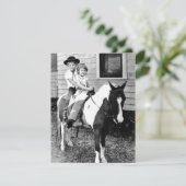 Denken Sie an Pony Ride Fotos Karte (Stehend Vorderseite)