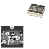 Denken Sie an Poodle-Holz-Briefmarke Gummistempel (Stempel)