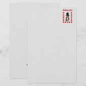 Denken Sie an Poodle Stationery Briefpapier (Vorne/Hinten)