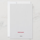 Denken Sie an Poodle Stationery Briefpapier (Rückseite)