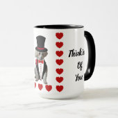 Denken Sie an Poodle zwei Tone Kaffee Tasse (VorderseiteRechts)