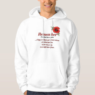 Denken Sie an Poppy Hoodie