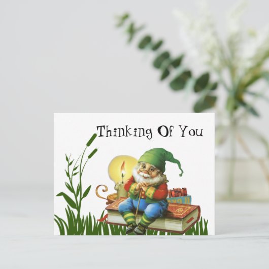 Denken Sie an Postkarte (Stehend Vorderseite)