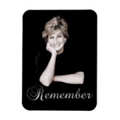 Denken Sie an Princess Diana Magnet (Vertikal)