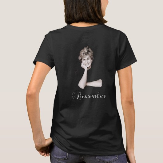 Denken Sie an Princess Diana T-Shirt (Rückseite)