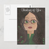 Denken Sie an Quanten Süsse IV Postkarte (Vorne/Hinten)
