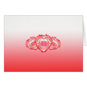 Denken Sie an Red Ombre Inside Template