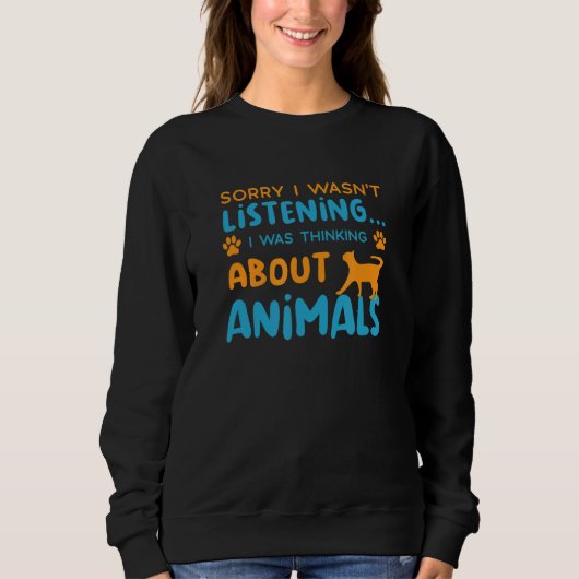 Denken Sie an Rettend Tierrettung Sweatshirt (Vorderseite)