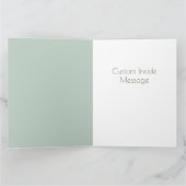 Denken Sie an rosa botanische Rose Karte (Innenseite)