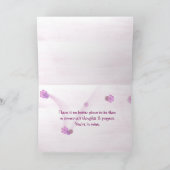 Denken Sie an Schmetterling auf Kone-Blume Karte (Innenseite)