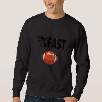 Denken Sie an schnelle Vintage Fußballfans 1 Sweatshirt