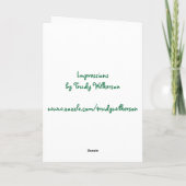 Denken Sie an Secret Pal - Sonnenschein Karte (Rückseite)