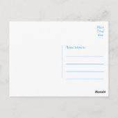 Denken Sie an Shih Tzu Puppy Dog Postkarte (Rückseite)