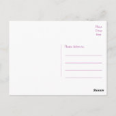 Denken Sie an Shih Tzu Puppy Dog Postkarte (Rückseite)