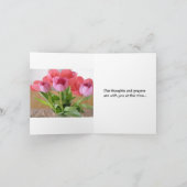 Denken Sie an Sie - Beileid Karte (Innenseite)