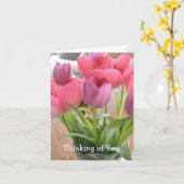 Denken Sie an Sie - Beileid Karte (Gelbe Blume)