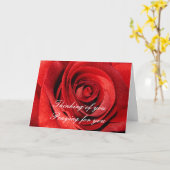 Denken Sie an Sie... Beten Sie für Sie Karte (Gelbe Blume)