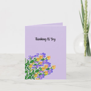 Denken Sie an Sie: Bouquet der Blume Karte