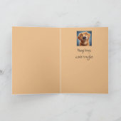 Denken Sie an Sie bringt mir ein Lächeln ins Gesic Karte (Innenseite)