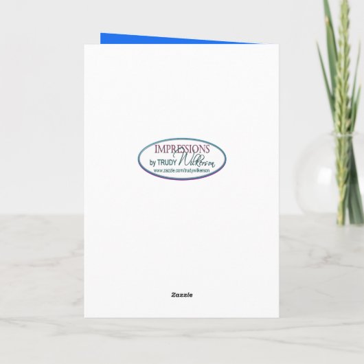 Denken Sie an Sie, Calico Cat, Kaleidoskop Group Karte (Rückseite)