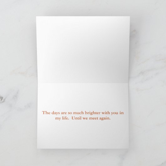 Denken Sie an Sie Cavalier King Charles Spaniel Ca Karte (Innenseite)