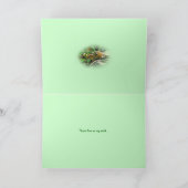 Denken Sie an Sie Chipmunk auf Rock Karte (Innenseite)