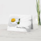 Denken Sie an Sie Daisy Karte (Vorderseite)