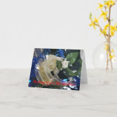 Denken Sie an Sie, dieses Weihnachten Karte (Gelbe Blume)