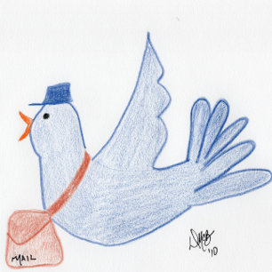 Denken Sie an Sie - einfach durch Hallo-Karte fall Karte