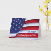 Denken Sie an Sie entsandte Soldaten Grußkarte Karte (Gelbe Blume)