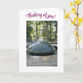 Denken Sie an Sie, Faltkarte Karte (Gelbe Blume)