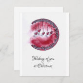 Denken Sie an Sie Feiertagskarte (Vorne/Hinten)