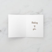 Denken Sie an Sie, Fenster, Fensterläden und Frühj Dankeskarte (Innenseite)