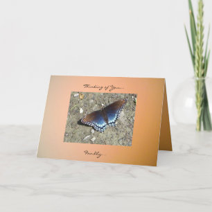 Denken Sie an Sie... Fontli... Karte