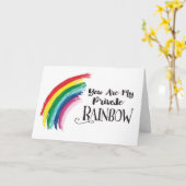 Denken Sie an Sie, Freund-Sie sind mein privater R Karte (Gelbe Blume)