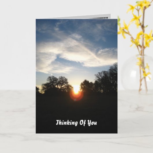 Denken Sie an Sie, fühlen Sie sich besser Karte (Gelbe Blume)