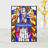 Denken Sie an Sie. Gedanken mit dir. Karte (Gelbe Blume)