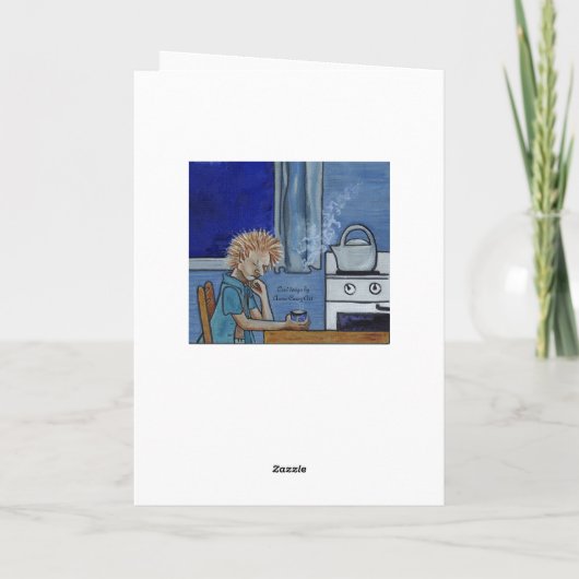 Denken Sie an Sie Gefühl die Blues Karte (Rückseite)