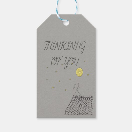 Denken Sie an Sie - Geschenkmarke Geschenkanhänger (Vorderseite)