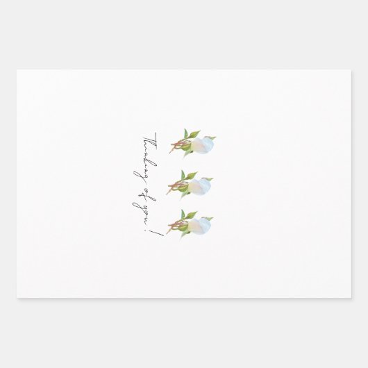 Denken Sie an Sie! Geschenkpapier Set (Vorderseite)