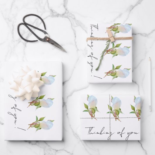 Denken Sie an Sie! Geschenkpapier Set (Vorderseite)