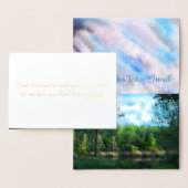 "Denken Sie an Sie" Grußkarte Folienkarte (Anzeige)