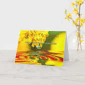 Denken Sie an Sie - Gute Morgensonne Karte (Gelbe Blume)