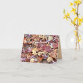 Denken Sie an Sie / Herbst hinterlässt Grußkarte Karte (Gelbe Blume)