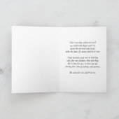 Denken Sie an Sie in dieser Zeit der Trauer Karte (Innenseite)